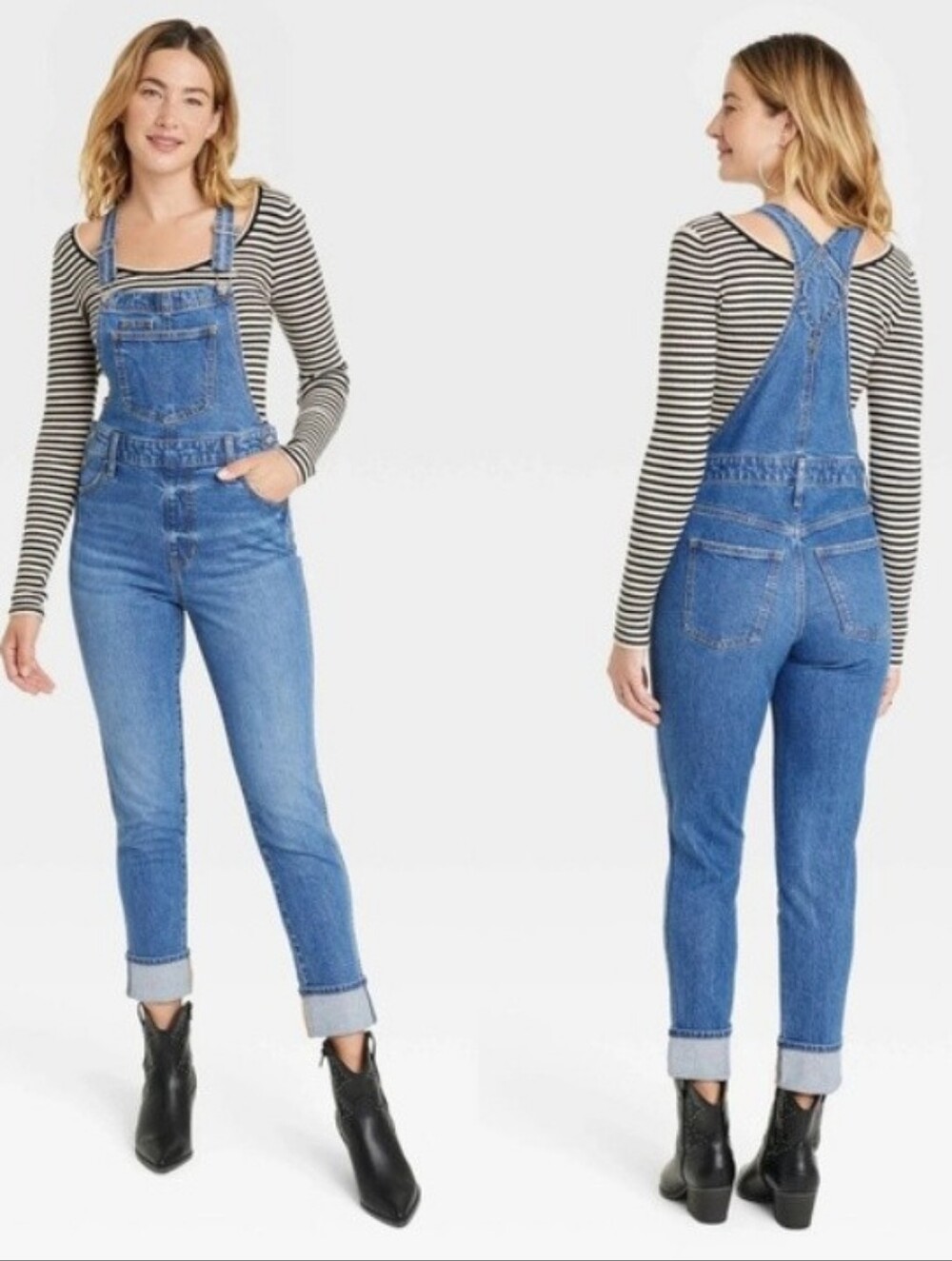 Universal Thread Light Blue Denim Overalls
